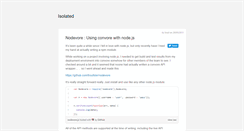 Desktop Screenshot of isolated.se
